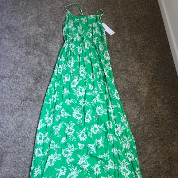 Green & white maxi dress - Picture 1 of 1